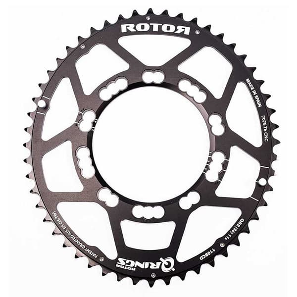 Rotor Ovalt Kedjekrans För Inner 110 5b Bcd 55/54 Silver 42t