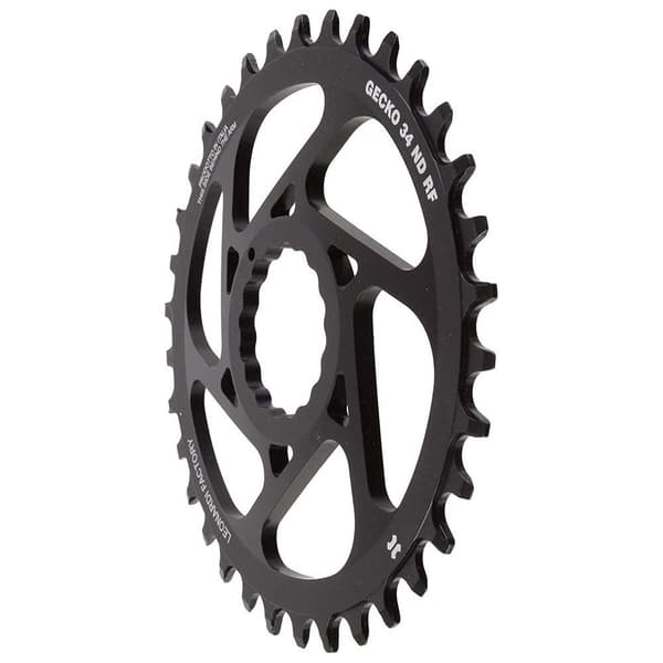 Leonardi Racing Direktmonterad Kedjekrans Gecko Race Face Svart 28t