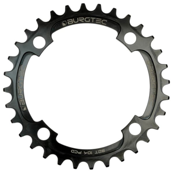 Burgtec Ketjurengas 104 Bcd Thick Thin Musta 34t
