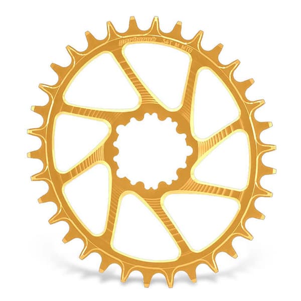 Garbaruk Sram Gxp/dub Mtb Ovalt Klinge Gylden 34t
