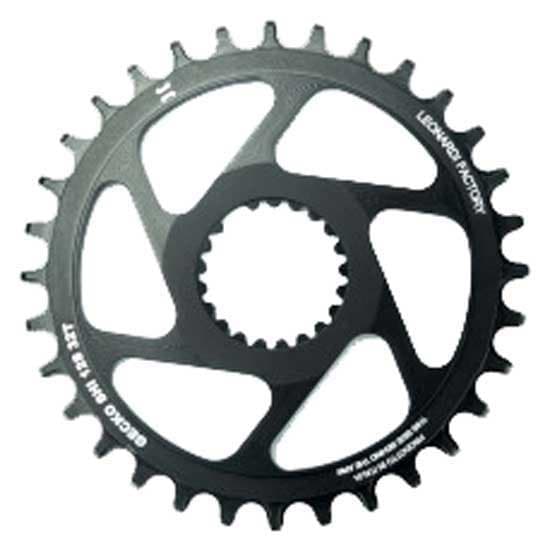 Leonardi Racing Direktmonterad Kedjekrans Gecko Shimano 12s Svart 34t