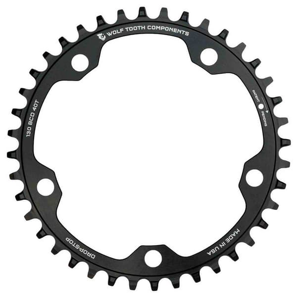 Wolf Tooth Kæderring 5b 130 Bcd Sort 48t