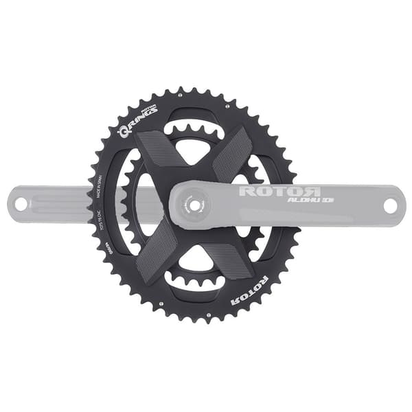 Rotor Ketjurengas Q Rings Dm Oval Musta 48/32t