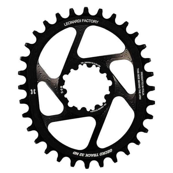 Leonardi Racing Oval Kedjehjul Gecko Track Sram Gxp S6 Svart 28t
