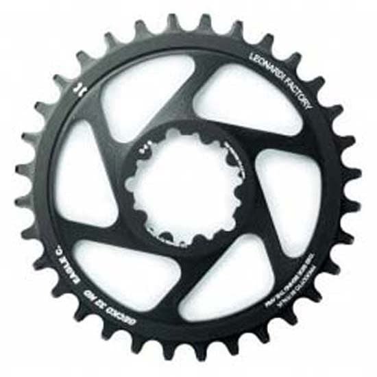 Leonardi Racing Direkte Montering Gecko Sram Boost 3 Mm Offset Kæderring Sort 34t