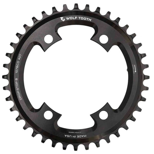 Wolf Tooth Ketjurengas 107 Bcd Musta 42t