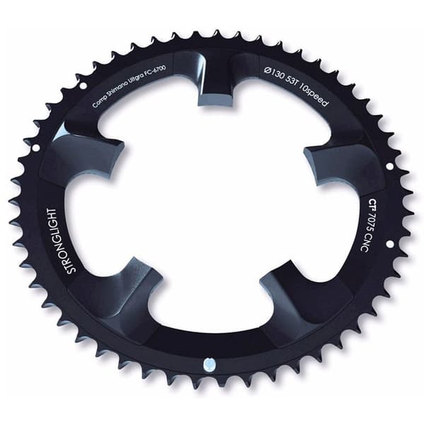 Stronglight Kæderring Ct2 Ultegra 130 Bcd Sort 52t