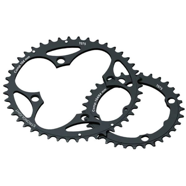 Stronglight Kedjering Exterior Compact Shimano 104/64 Bcd Svart 38t