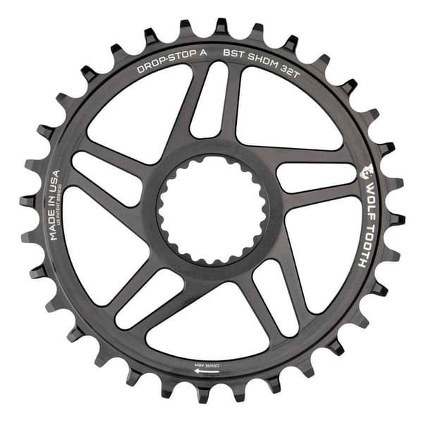 Wolf Tooth Kedjekrans Shimano Dm Drop Stop Silver 34t