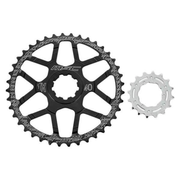 Msc Ratio-expander-drevkassetter Svart 40/16t
