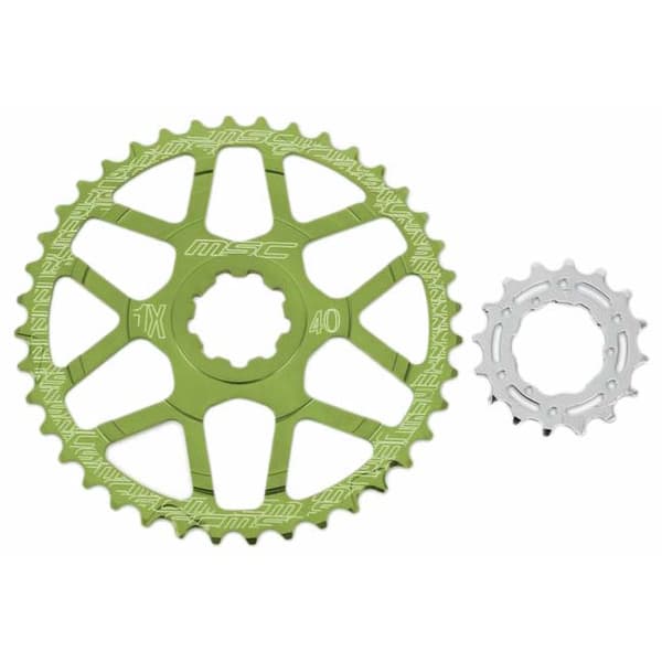 Msc Ratio-expander-drevkassetter Grönt 40/16t