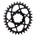 Miniatyrbild 2 av 4: Stone Direct Mount Sram Mtb 3 Offset Ovalt Kedjehjul Silver 30t