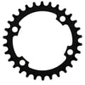 Miniatyrbild 2 av 2: Leonardi Racing Daisy Asymmetric 96 Bcd Kedjehjul Svart 32t