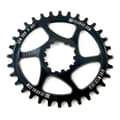 Miniatyrbild 1 av 2: Lola Boost Dm Offset Ovalt Kedjehjul 3 Mm Silver 34t