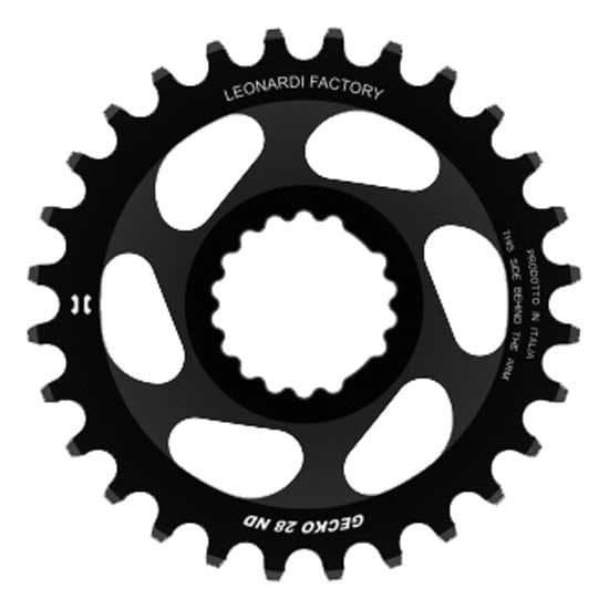 Leonardi Racing Gecko Track Cannondale Dm Offset Ovalt Kedjehjul 6 Mm Svart 28t