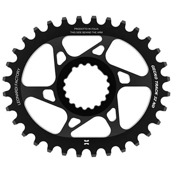 Leonardi Racing Gecko Track Cannondale Dm 2 Mm Offset Ovalt Kedjehjul Svart 34t