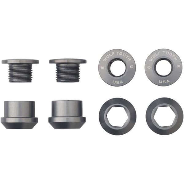 Wolf Tooth Vevpartibultsats 4 Enheter Silver 6 mm