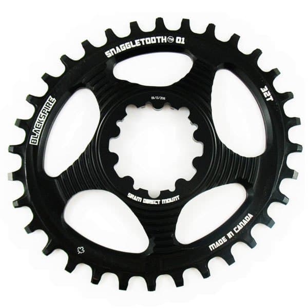 Blackspire Oval Sram Direct Mount Gxp 6 Mm Offset Kædehjul Sort 34t