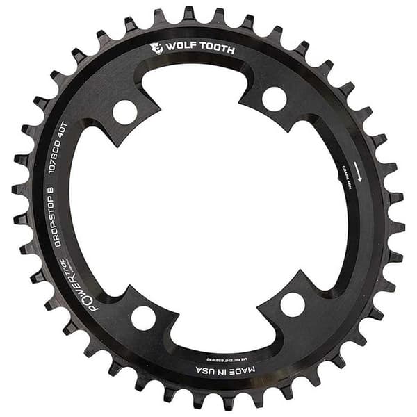 Wolf Tooth 107 Bcd Ovalt Kedjehjul Silver 40t