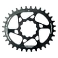 Miniatyrbild 1 av 2: Leonardi Racing Gecko Track Rotor Rex 1 / 2 Dm Ovalt Kedjehjul Svart 30t