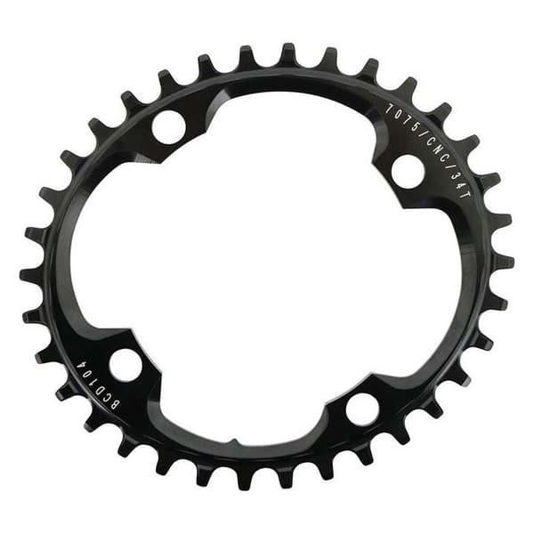 Massi Oval 104 Bcd Shimano Kedjehjul Svart 34t