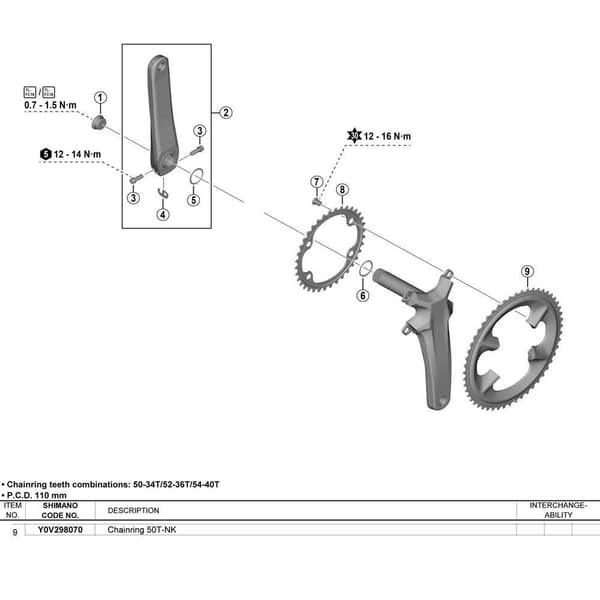 Shimano Dura-ace Fc-09 Kedjehjul Silver 52t