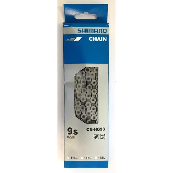 SHIMANO HG 93 9-växlad kedja - 116 länkar med snabbkoppling