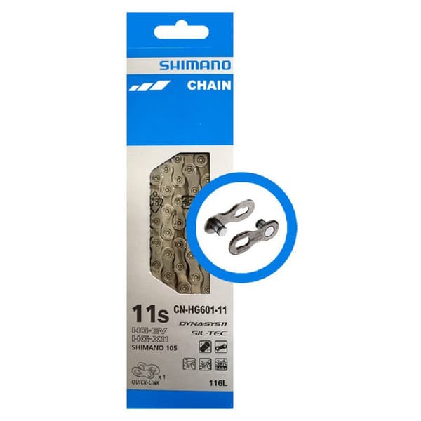Shimano Vejkæde Hg-601 Søvfarvet 116 Links