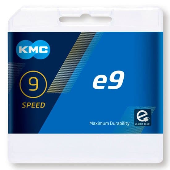 Kmc Väg/mtb Kedja E9 Silver 122 Links