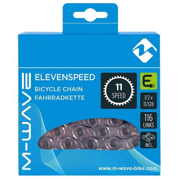 M-wave Kedja Med Förbindande Länk E-bike Silver 116 Links