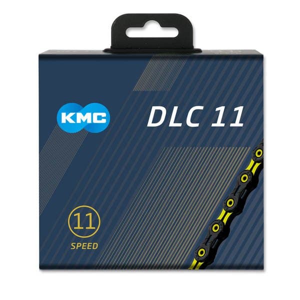 Kmc Dlc 11 Road/mtb Kæde Gul,Sort 116 Links