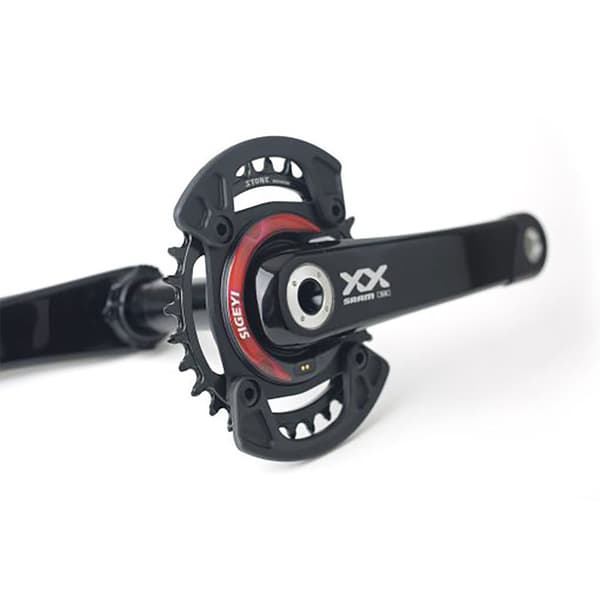 Sigeyi Ketjun Suojus Varten Voimamittari Axo Mtb 104bcd Hopeinen 32-34t