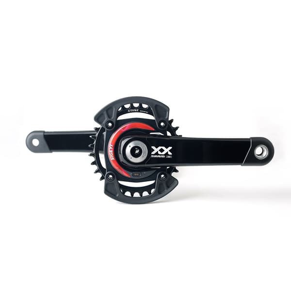 Sigeyi Ketjun Suojus Varten Voimamittari Axo Mtb 104bcd Hopeinen 32-34t