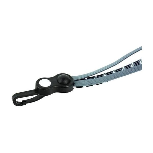Snabbfäste - Dresco - 70-110 cm - Polyester - Grå - Lätt och stark