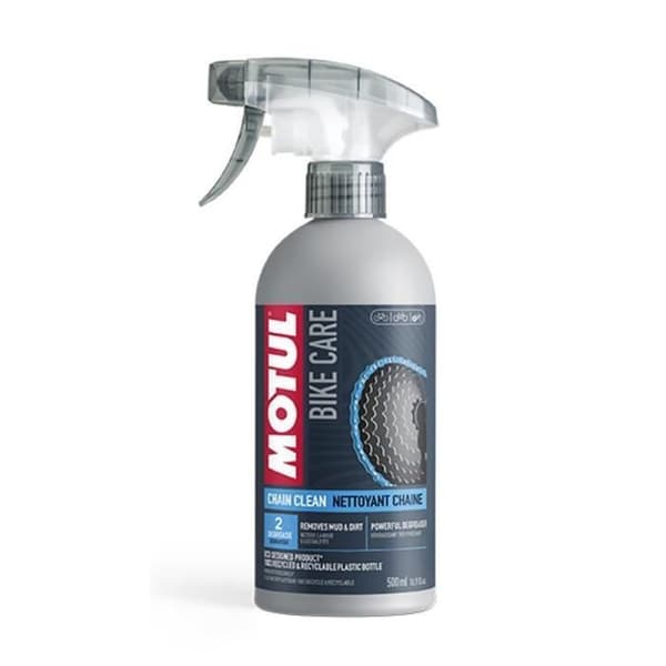 Motul Chain and Derailleur Cleaner - 500 ml Spray - Grå