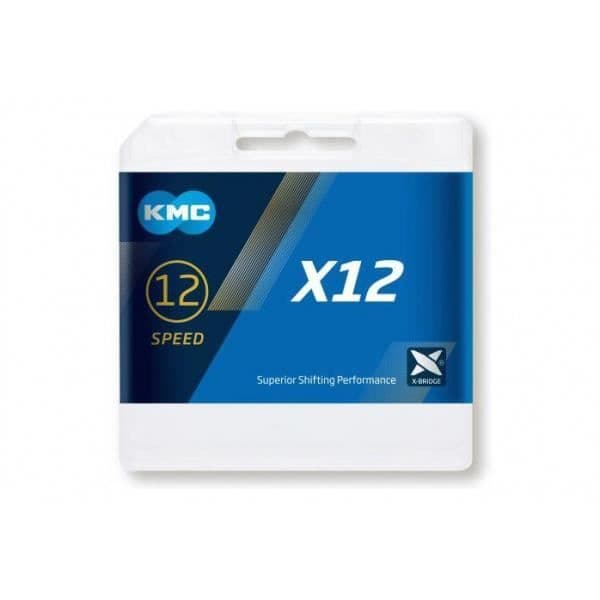 Kedja KMC X12 TI-N 1/2 x 11/128 12V - guld - 126 länkar