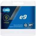 Miniatyrbild 2 av 2: KMC E9 EPT cykelkedja för E-Bike 9 hastigheter - 136 länkar - silverfärgad