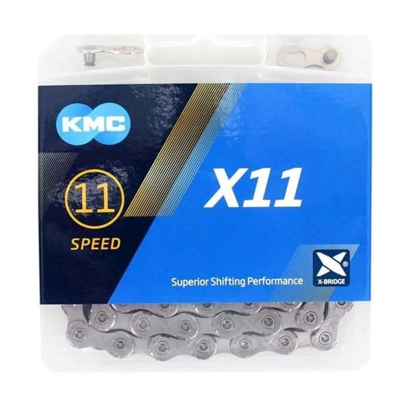 KMC X11R Mai.missing Link 11-växlad cykelkedja - grå - 118 länkar