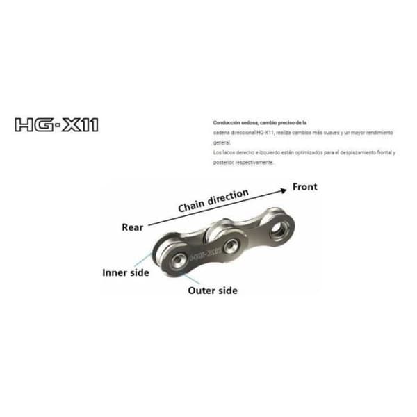 Shimano HG-701 kedja - 11 växlar 138 länkar - Stål - Grå
