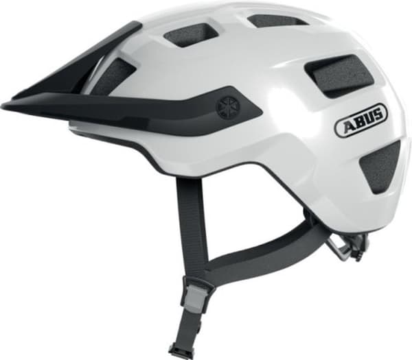 Abus MoTrip Hjelm - Skinnende Hvid - L 57-61 CM - Cykelhjelm