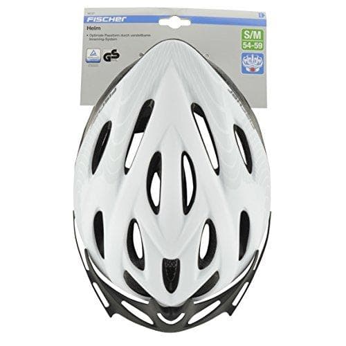 Fischer Cykel Vit Vision S/M Stadshjälm Vit, Svart Storlek=M (86727)