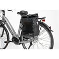 Miniatyrbild 5 av 6: FISCHER cykelväska Kurier, svart tillverkad av slitstark, vattentät presenning - 1 st (50645)