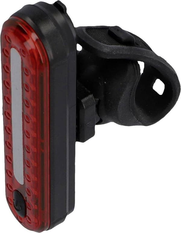 FISCHER FAHRRAD Baklykta LED batteridriven Svart