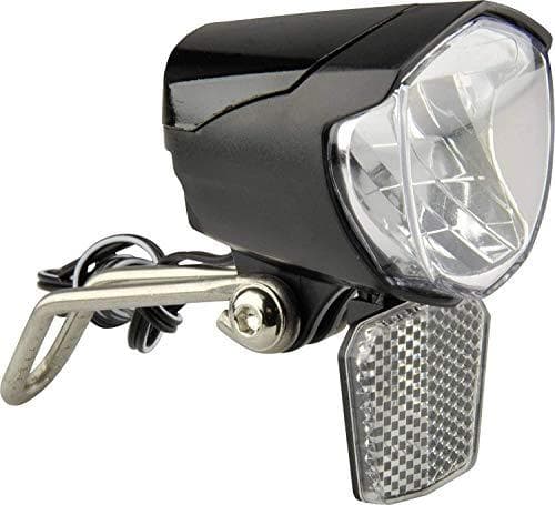 FISCHER cykeldynamo LED-strålkastare 70 lux livslängd: 50 000 timmar, med parkeringsljus (max. 4 min.), - 1 st (85355)