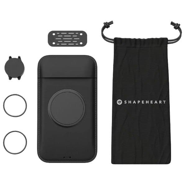 Shapeheart Ohjaustanko Kiinnitä Smartphone Musta 2XL