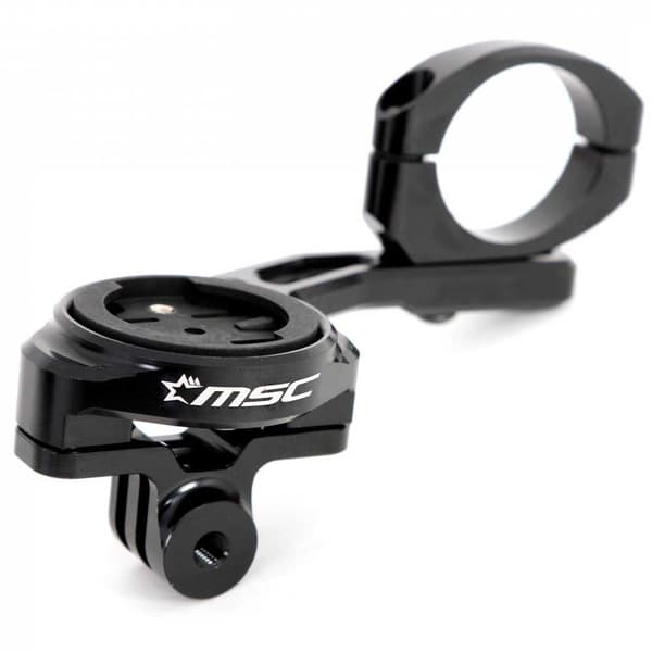 Msc Combo Mount Til Gps Og Gopro Cnc Sort