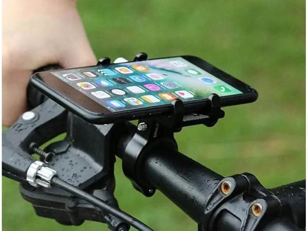 Mobilhållare för Cykel - Fäst på styret