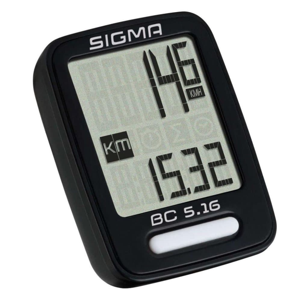 Sigma cykelcomputer BC 5.16 sort 5160