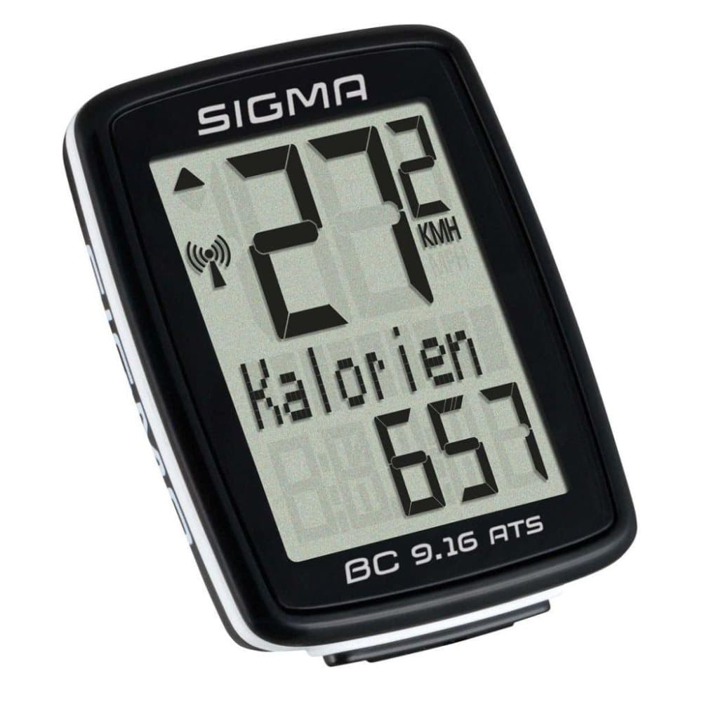 Sigma cykelcomputer BC 9.16 ATS sort 9162