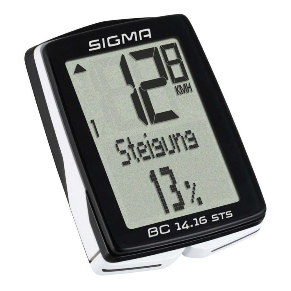 Sigma cykelcomputer BC 14.16 STS sort 1417